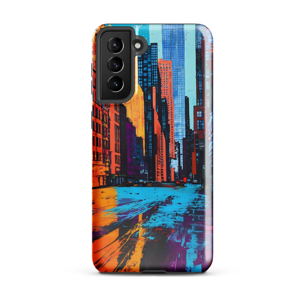 Vibrant Urban Horizons | Phone Case |  S21 Plus | Tough Case | Glossy
