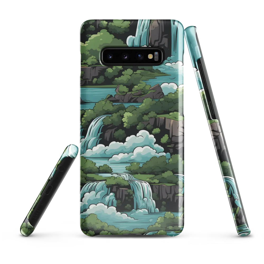 Harmonious Cascades | Phone Case |  S10 Plus | Snap Case | Glossy