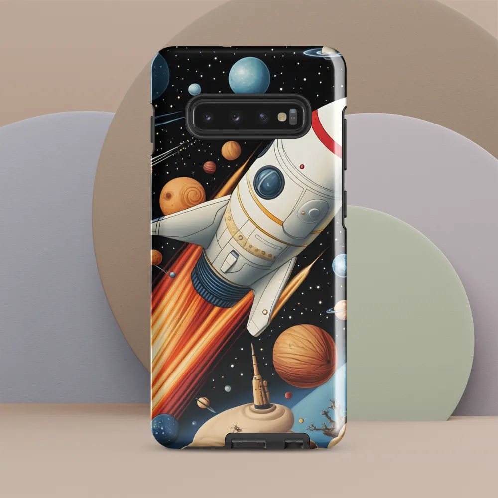 Journey Through the Cosmos | Phone Case |  S10 Plus | Tough Case | Glossy