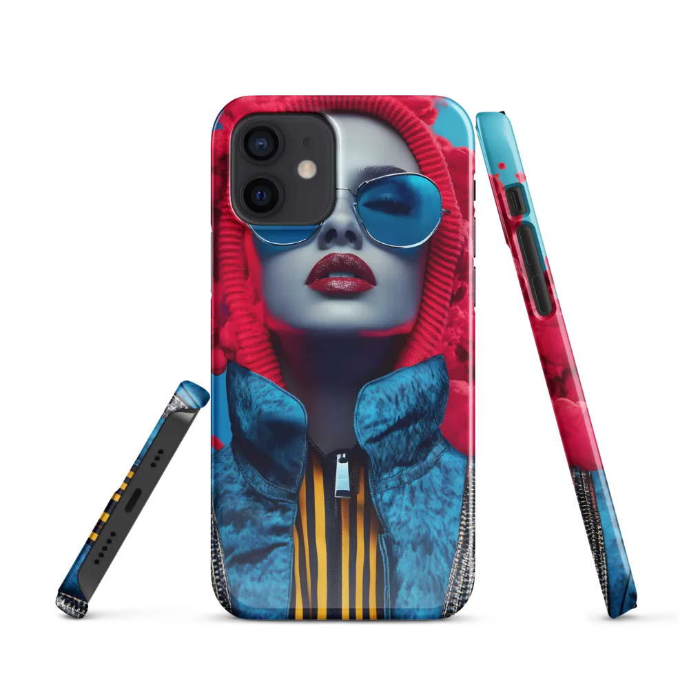 Bold Elegance in Digital Fashion | Phone Case |  12 | Snap Case | Glossy