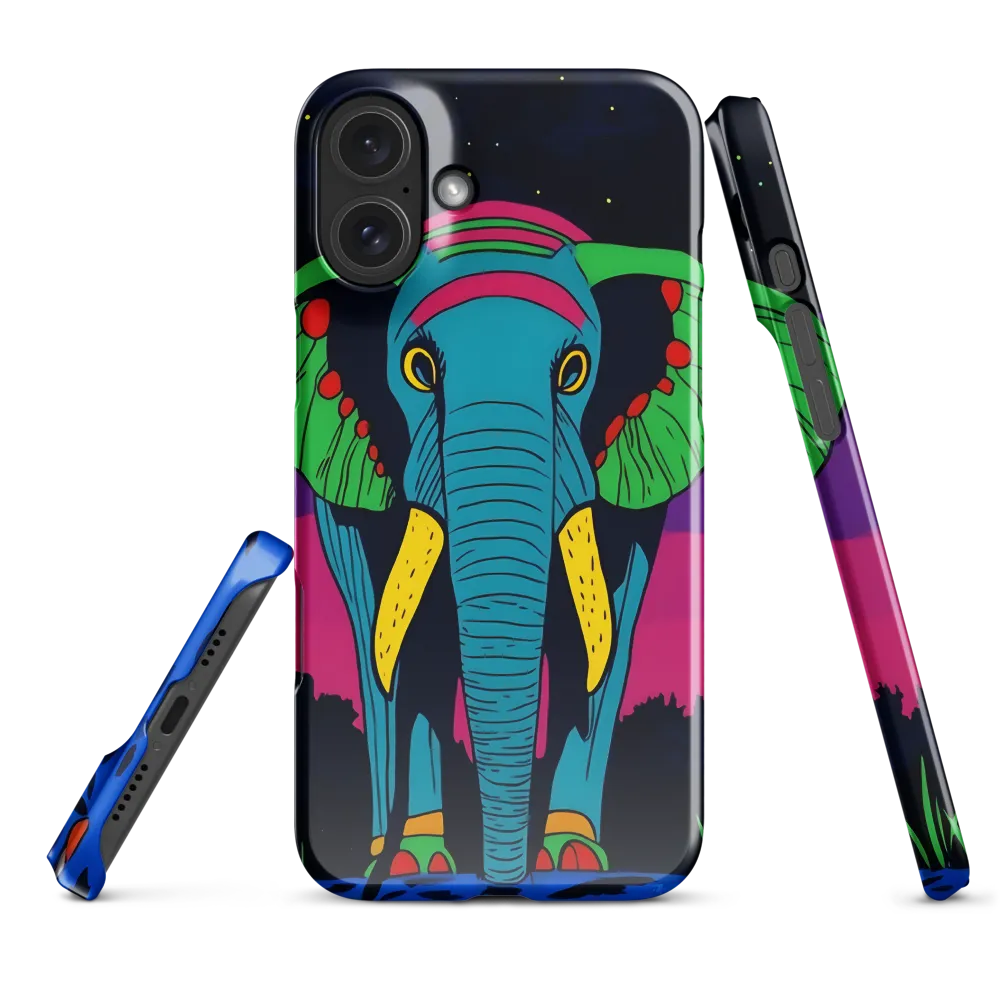 Whimsical Majesty: The Vibrant Elephant