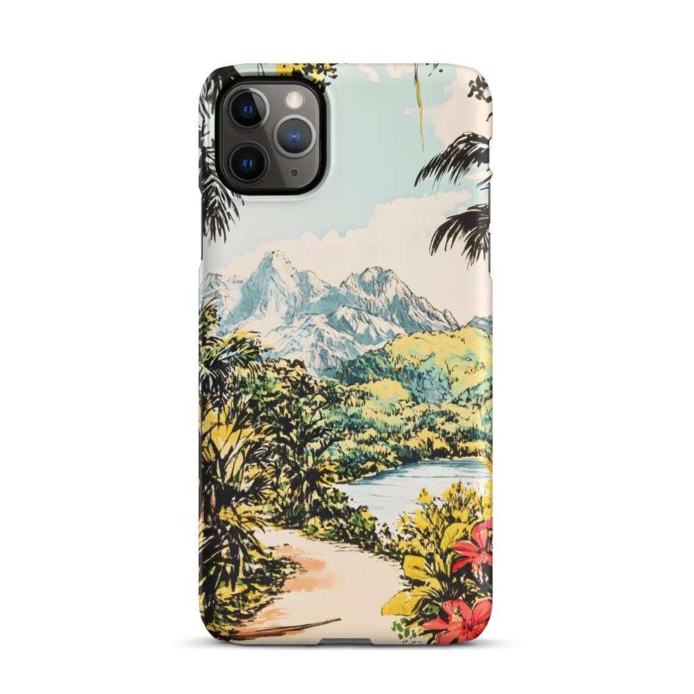 Tropical Serenity | Phone Case |  11 Pro Max | Snap Case | Matte