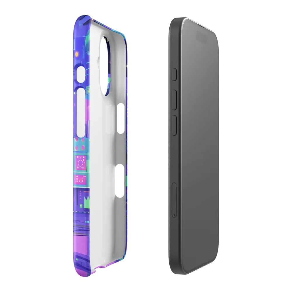 Futuristic Cityscape: A Digital Dream | Phone Case