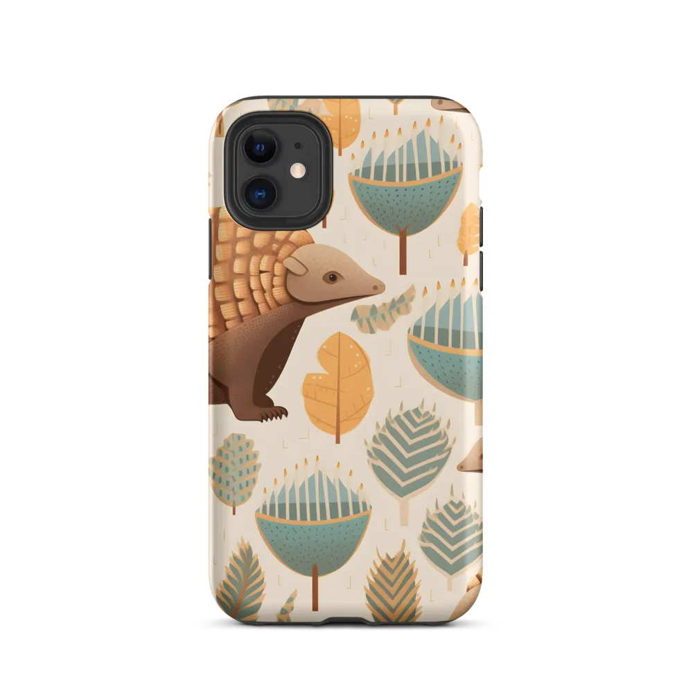 Pangolins in a Whimsical Habitat