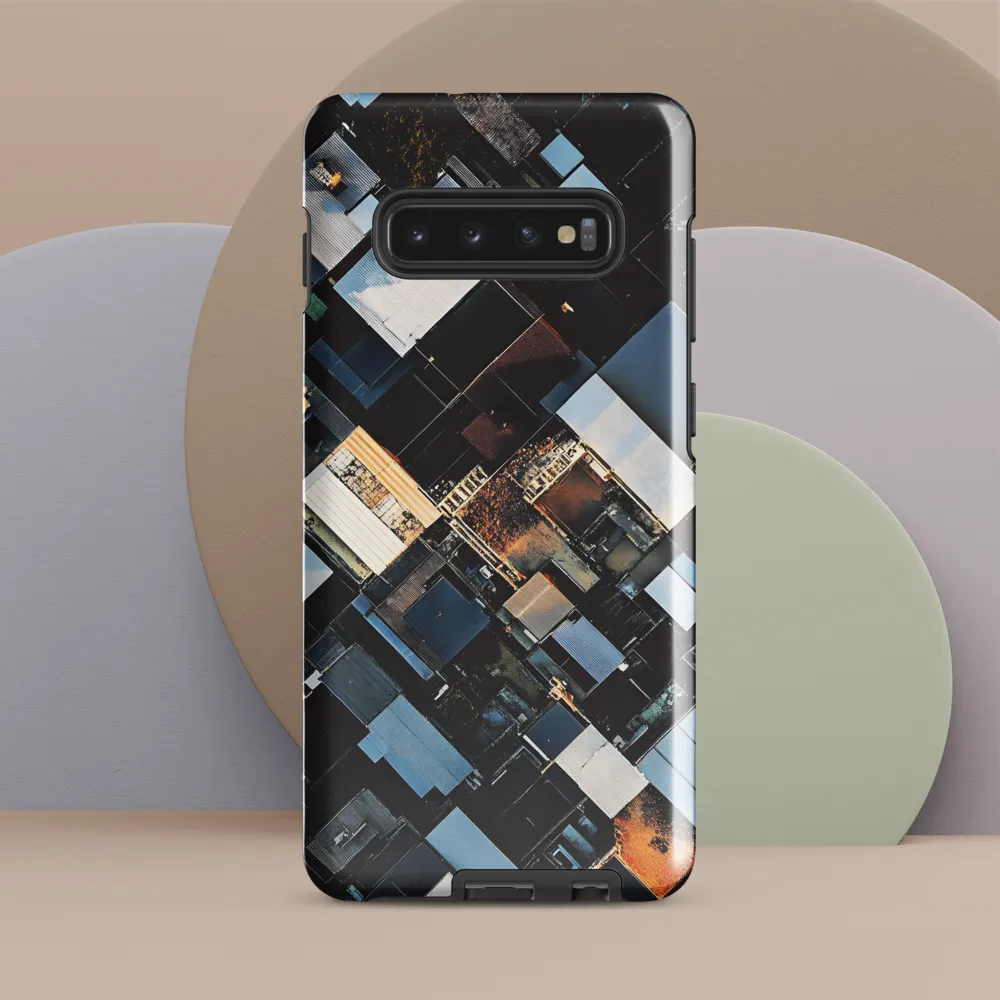 Urban Mosaic from Above | Phone Case |  S10 Plus | Tough Case | Glossy