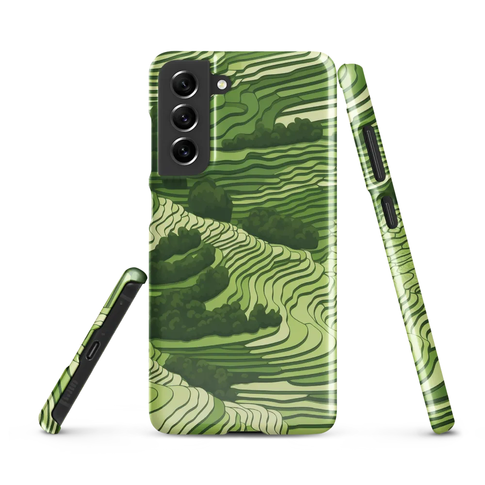 Waves of Green: An Abstract Landscape