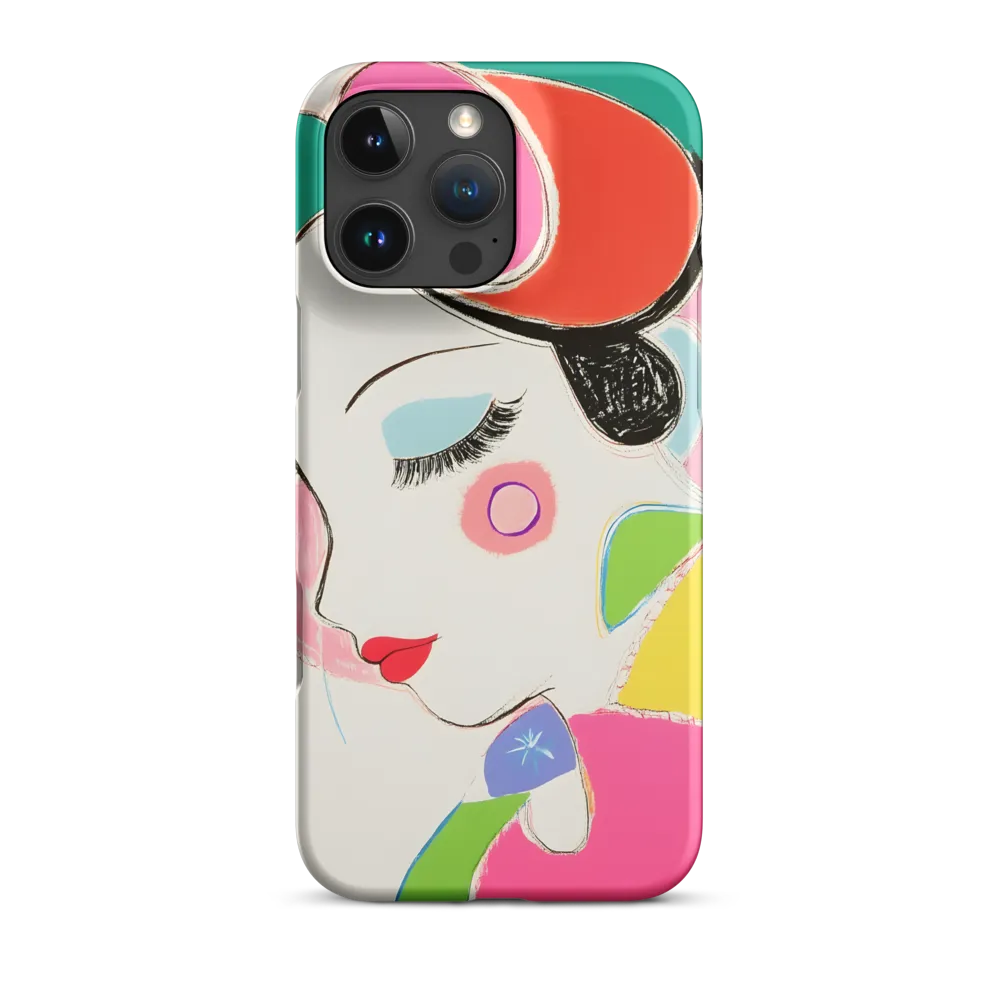 Whimsical Portrait in Colorful Abstraction