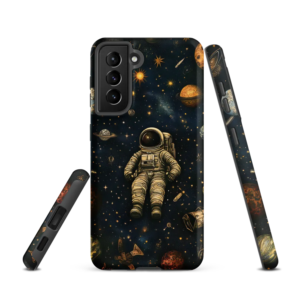 Cosmic Voyage: An Astronaut's Solitude