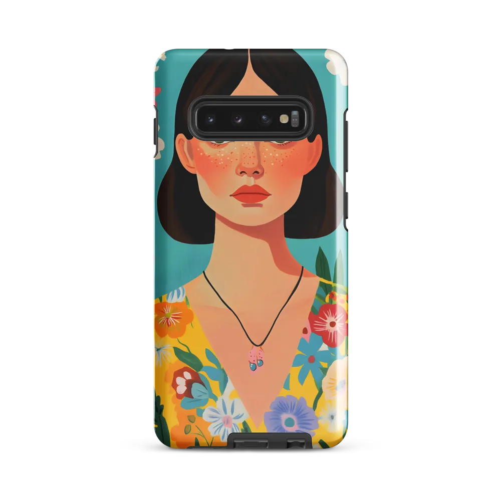 Embracing Nature: A Portrait of Serenity | Phone Case |  S10 Plus | Tough Case | Glossy