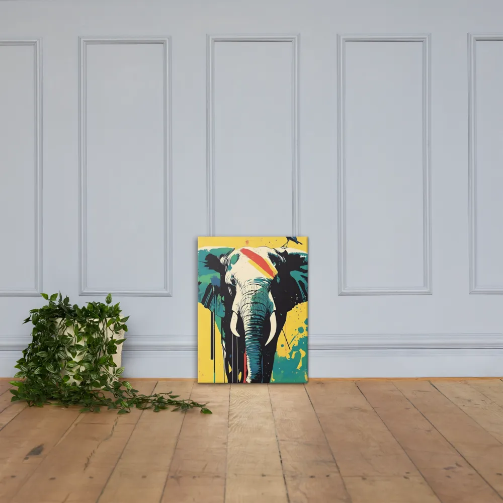 Elegance of the Wild: A Colorful Harmony | Canvas | 18″×24″