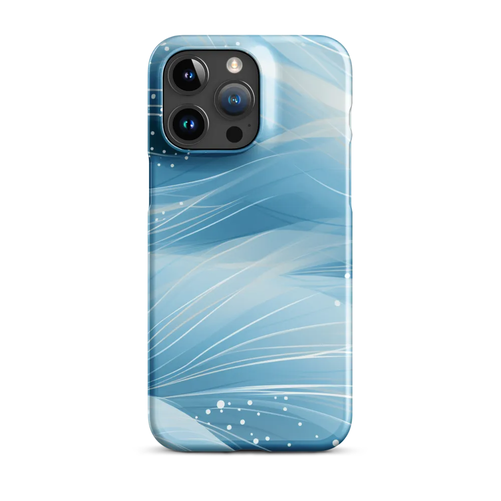 Ethereal Ocean Waves | Phone Case |  15 Pro Max | Snap Case | Glossy