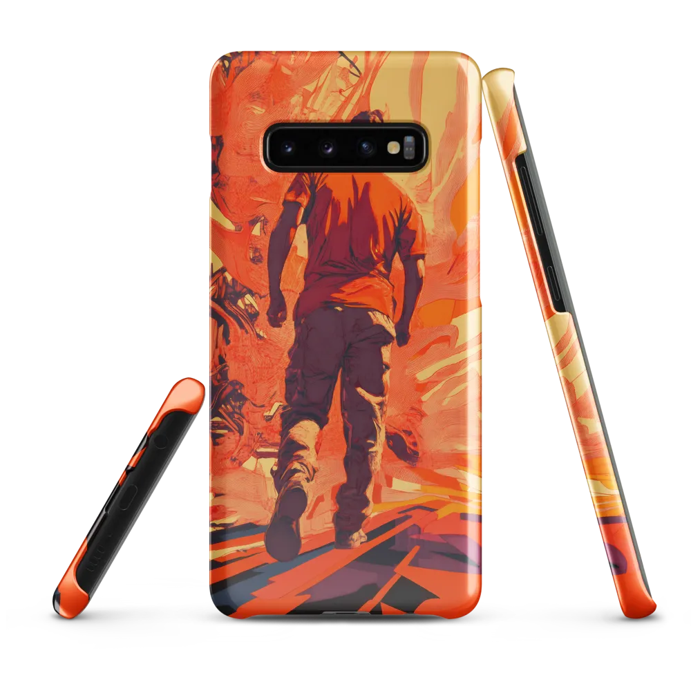 Into the Flames of Motion | Phone Case |  S10 Plus | Snap Case | Glossy