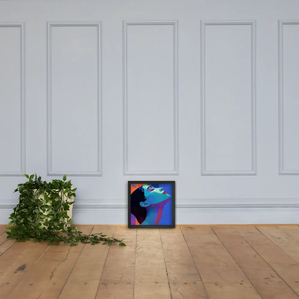 Ethereal Reverie | Poster with Black Frame | 12″×12″