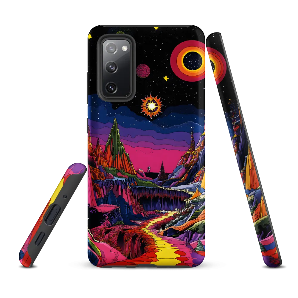 Galactic Wonders: A Journey Through an Alien Landscape