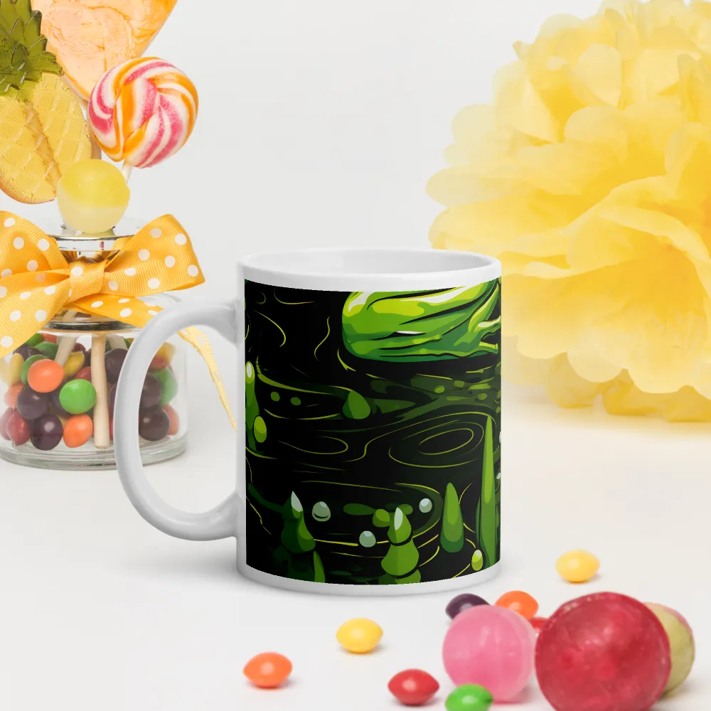 Green Harmony: Life Beneath the Surface | Mugs | Multiple Sizes & Colors