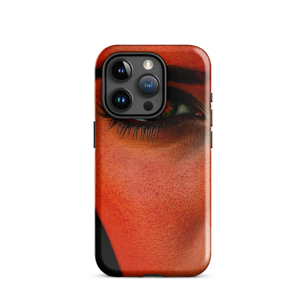 Gaze of Intensity | Phone Case |  15 Pro | Tough Case | Glossy