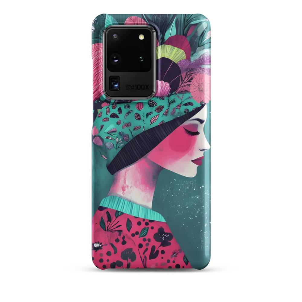 Whimsical Floral Portrait