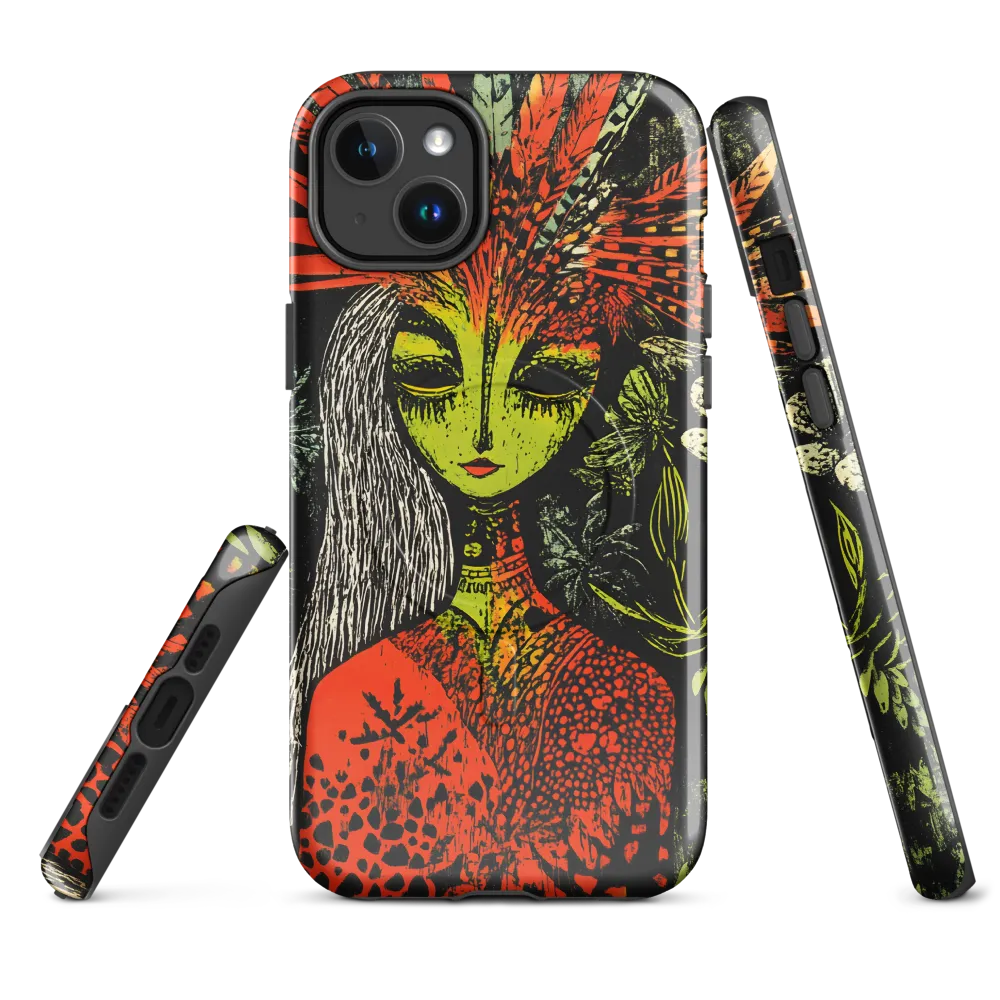 Mystical Flora: A Surreal Portrait