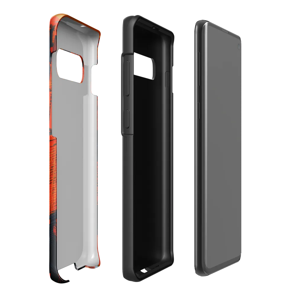 Urban Dawn: A Digital Ode to Skyscrapers | Phone Case |  S10 Plus | Tough Case | Glossy