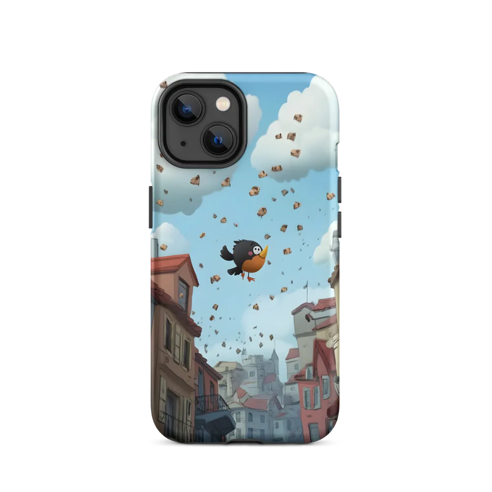 A Whimsical Flight Through Bread and Sky