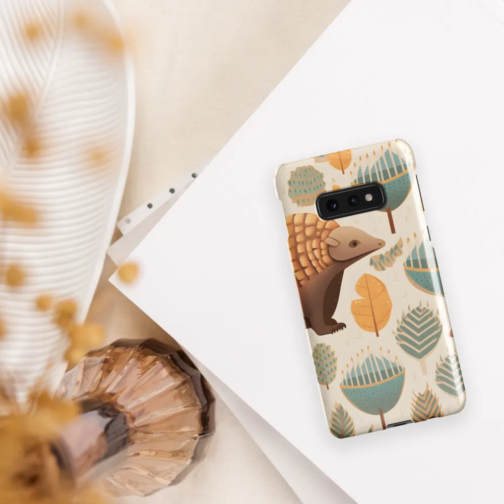 Pangolins in a Whimsical Habitat