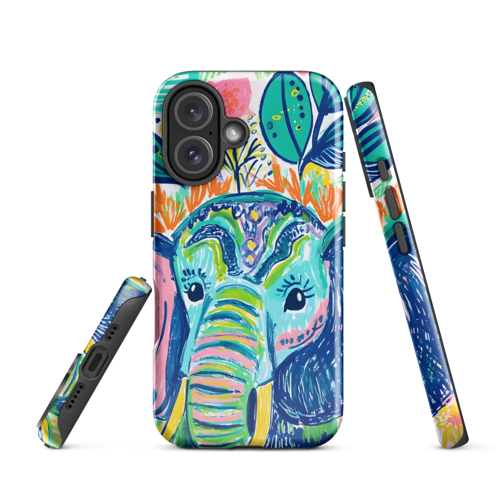 Whimsical Elephant Portrait
