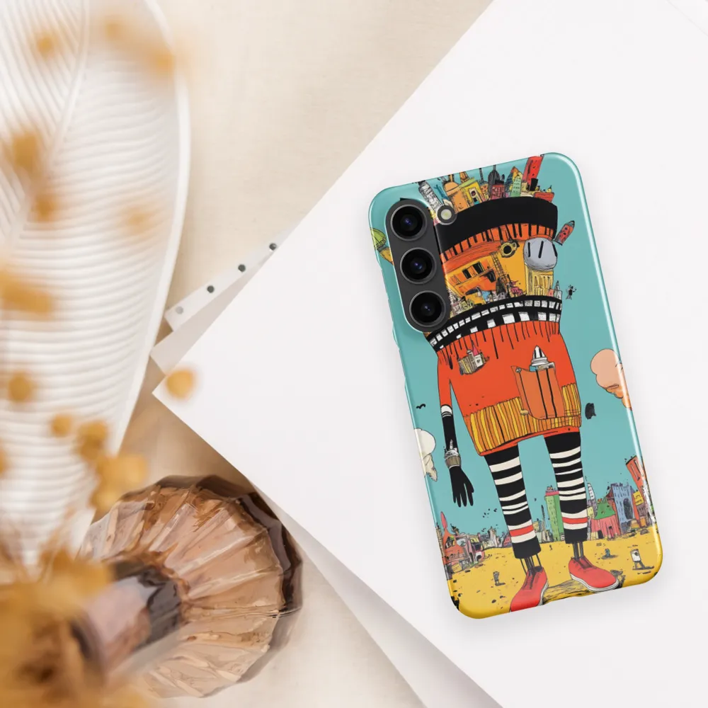 Urban Fantasia: A Whimsical Encounter | Phone Case |  S23 Plus | Snap Case | Glossy