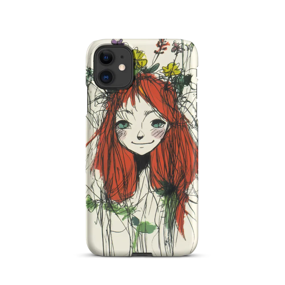 Whimsical Floral Portrait