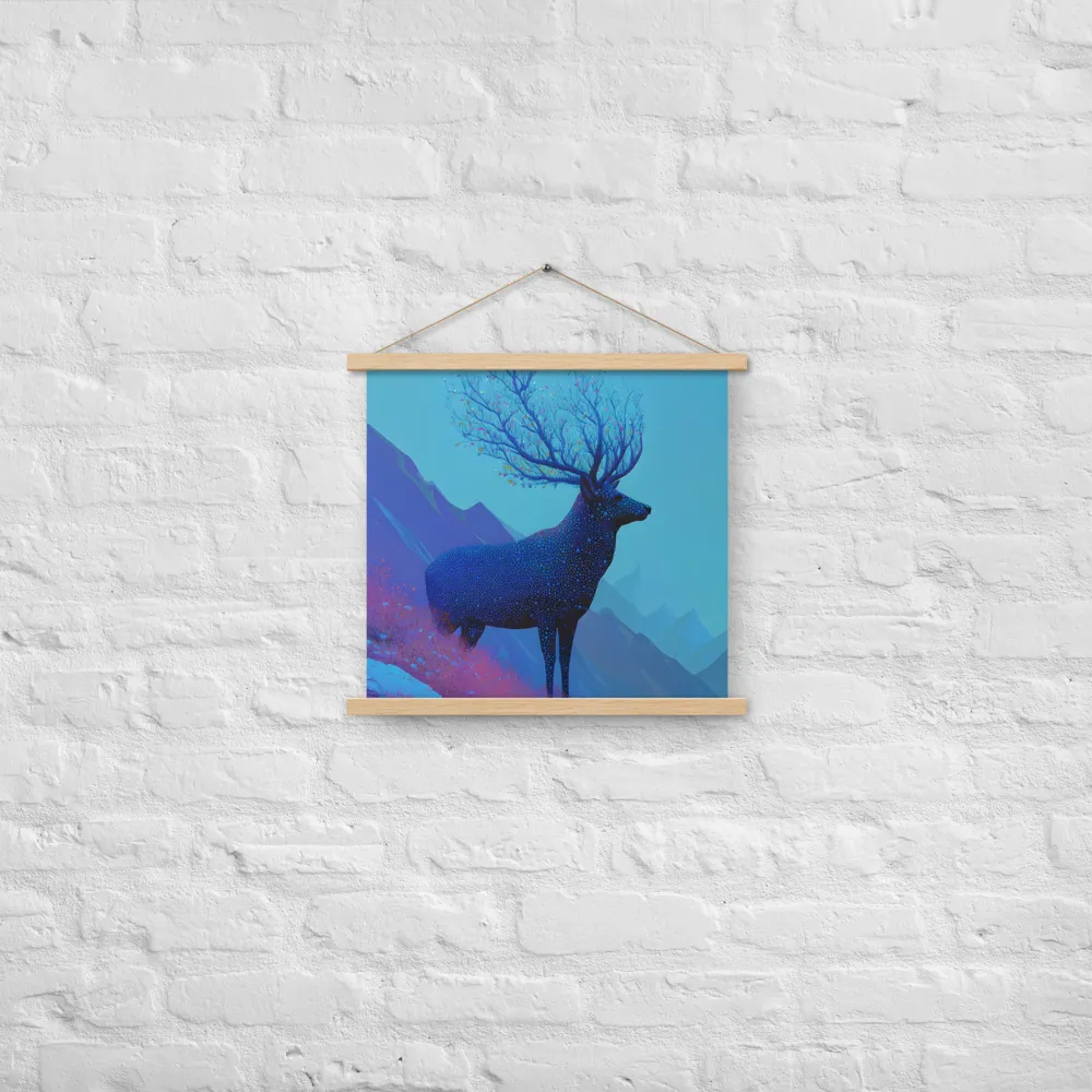 Ethereal Harmony | Poster With Oak Wood Hanger | 18″×18″