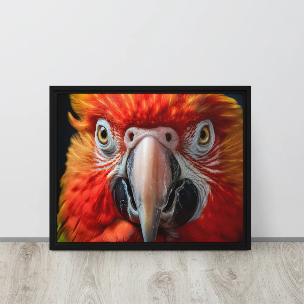 The Fiery Gaze of the Parrot