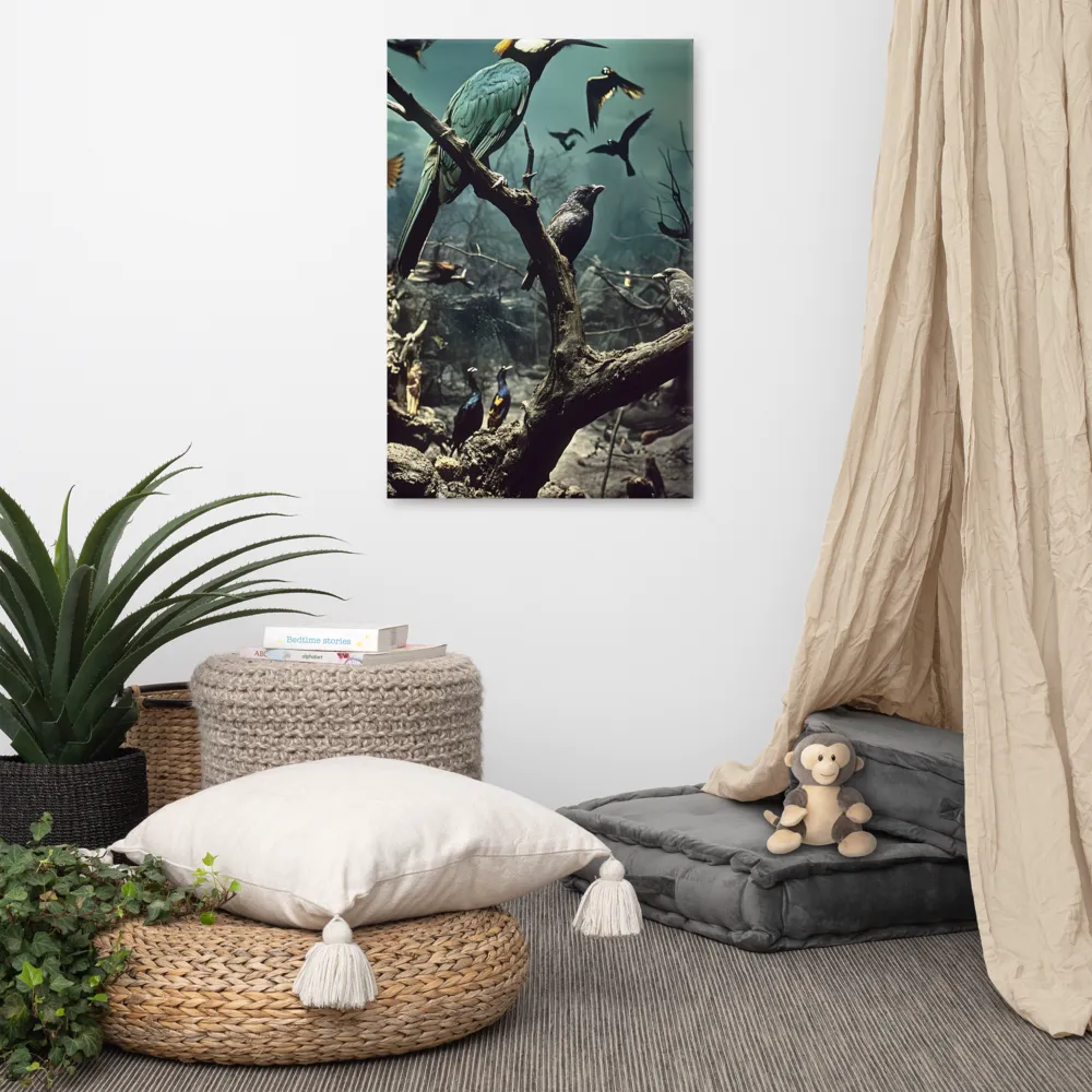Whispers of the Avian Realm | Canvas | 24″×36″