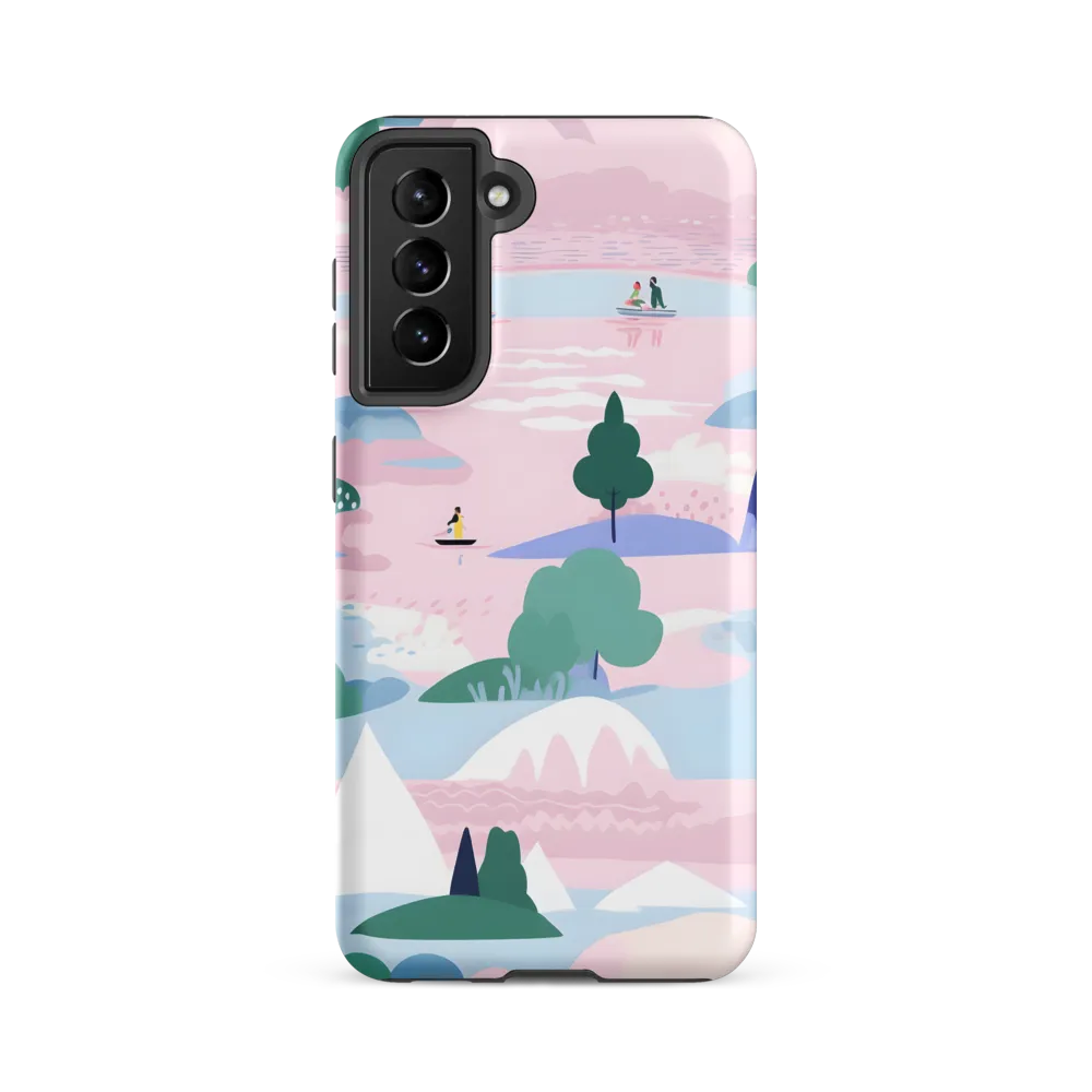 Whimsical Reflections: A Journey Through Landscapes | Phone Case |  S21 FE | Tough Case | Matte