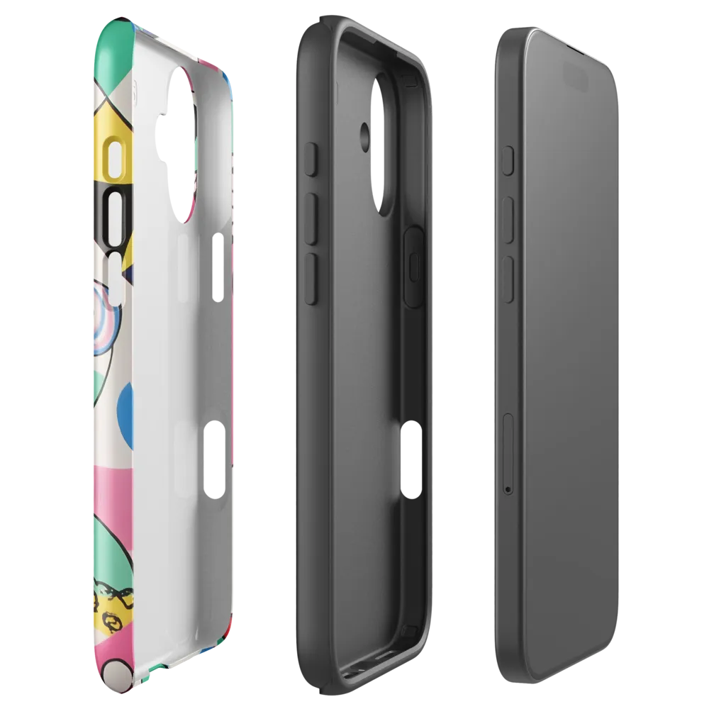 Dynamic Interplay of Shapes | Phone Case |  16 Plus | Tough Case | Glossy