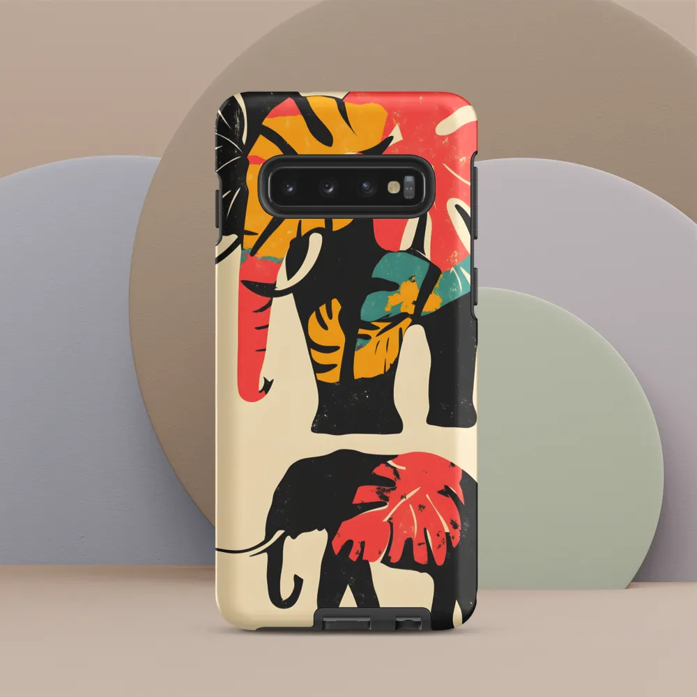 Tropical Elegance: The Elephant's Dance