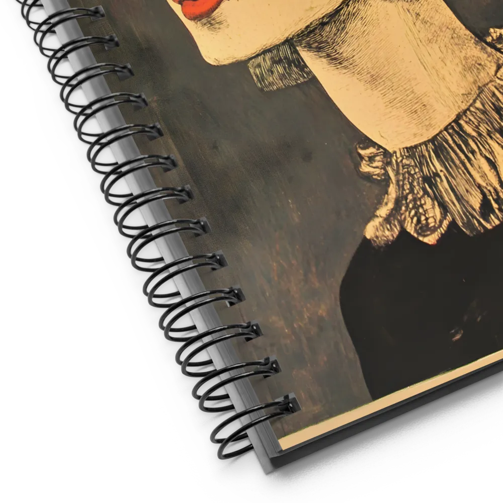 Whimsical Floral Crown | Spiral Notebook