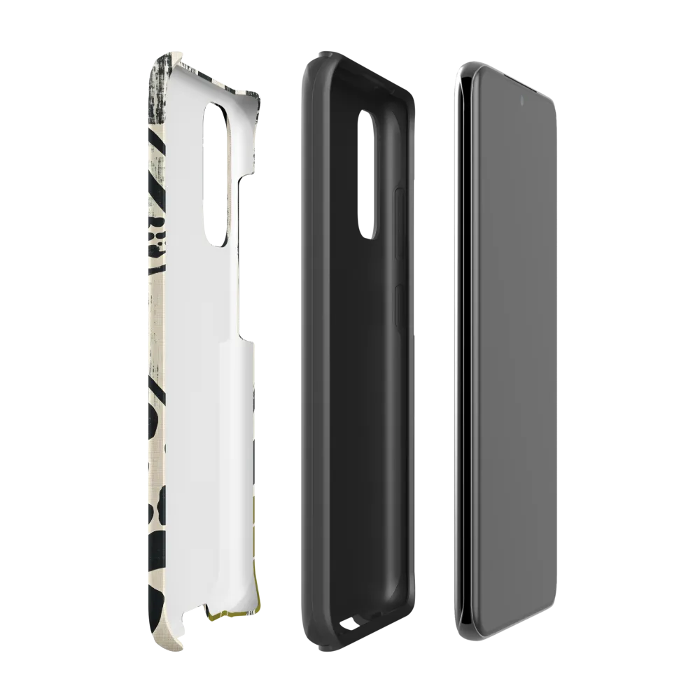 Leopard in Silhouette: A Modern Appeal | Phone Case |  S20 | Tough Case | Matte