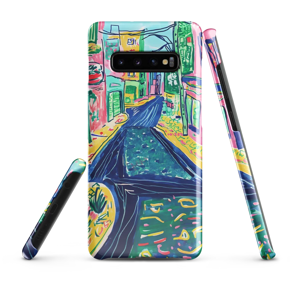 Dreamy Street in Vibrant Hues | Phone Case |  S10 Plus | Snap Case | Glossy