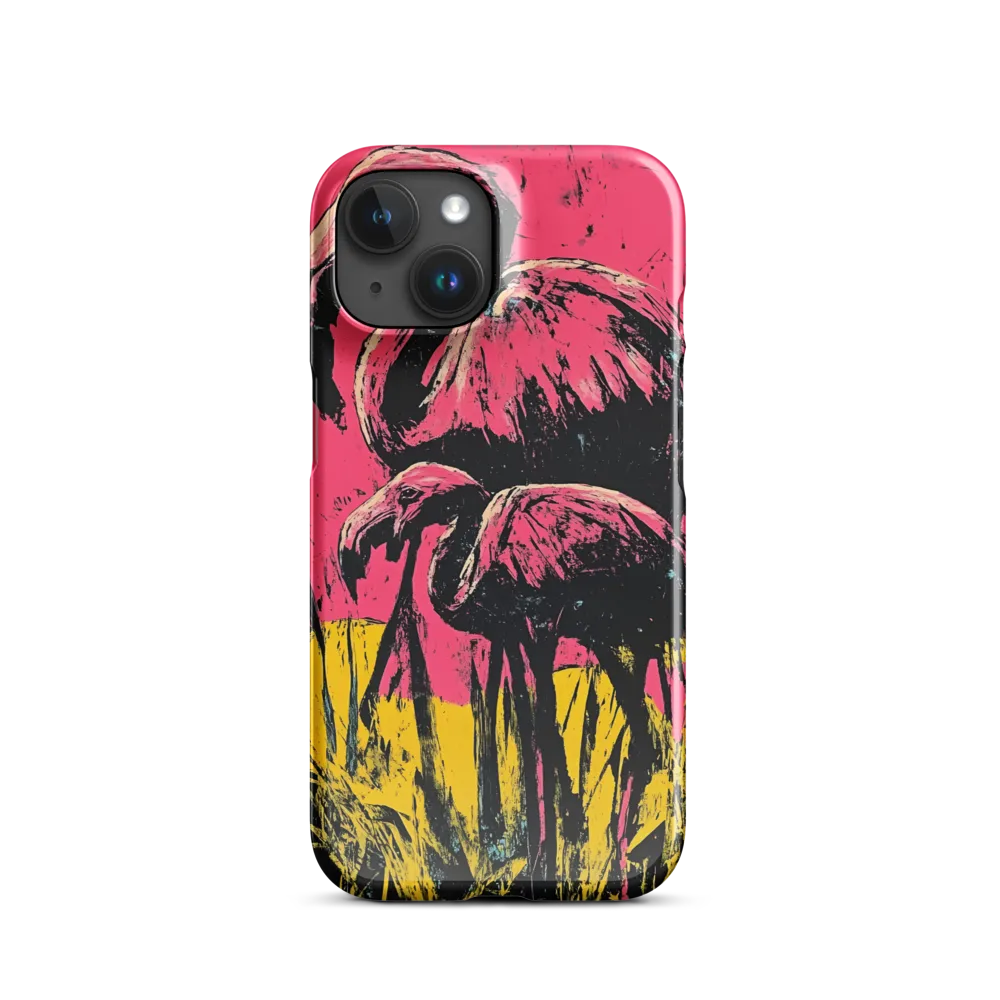 Flamingo Duet: A Pop Art Expression