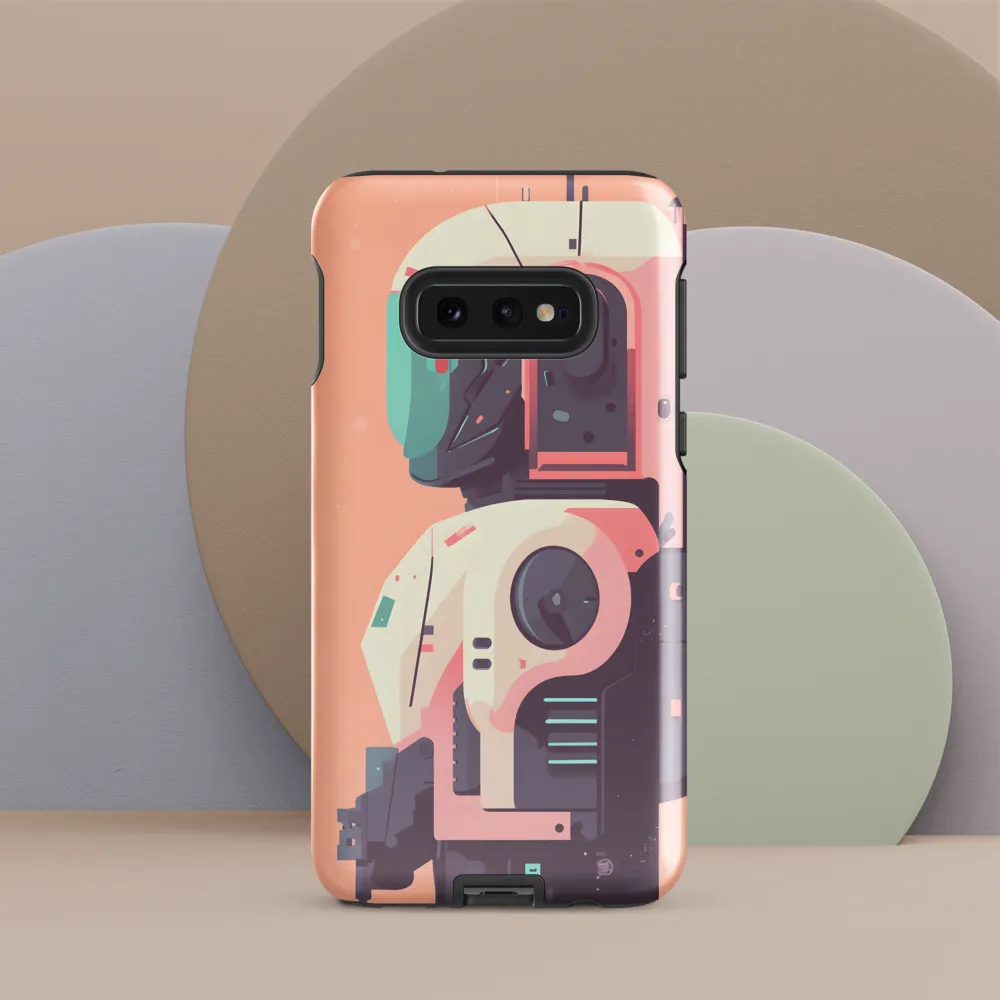 Futuristic Astronaut Bot | Phone Case |  S10e | Tough Case | Glossy