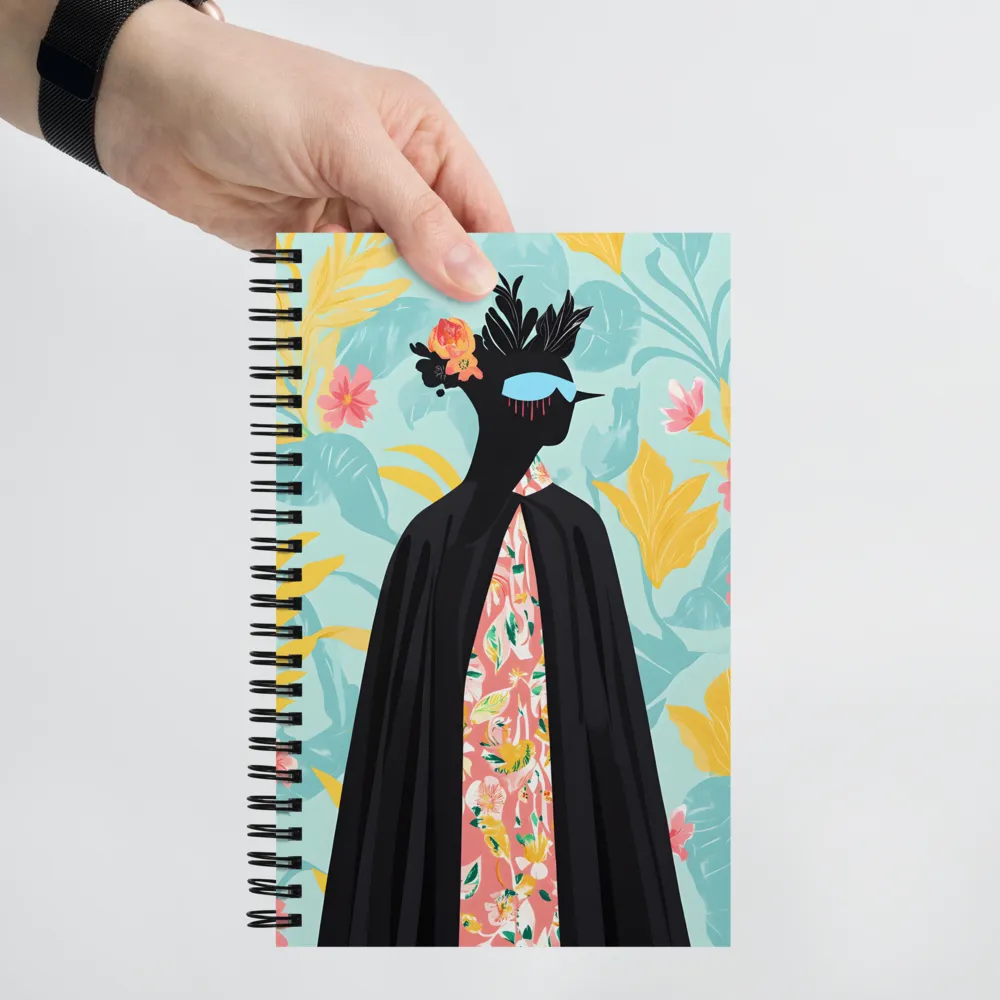 Mystique in Bloom | Spiral Notebook