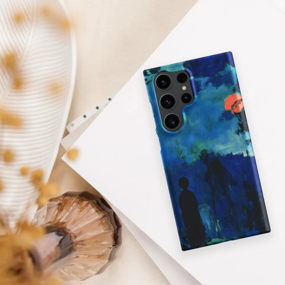 Solitude in Blue | Phone Case |  S23 Ultra | Snap Case | Matte
