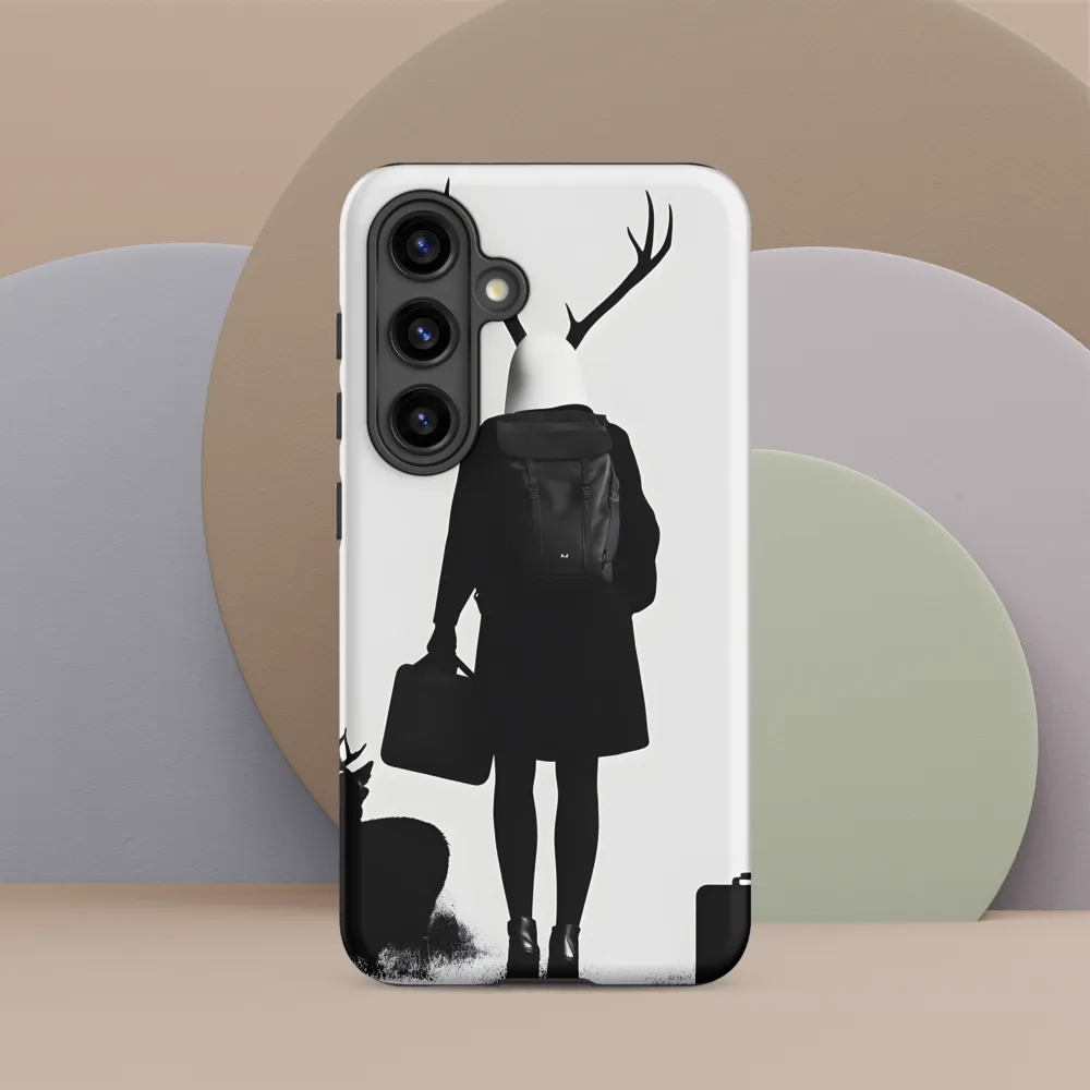Antlered Reflections | Phone Case |  S24 | Tough Case | Matte