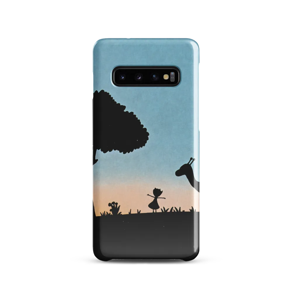 Curiosity in the Silhouette | Phone Case |  S10 | Snap Case | Glossy
