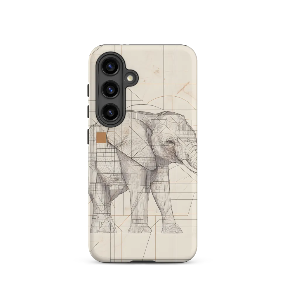 Geometric Elegance: The Steel Elephant