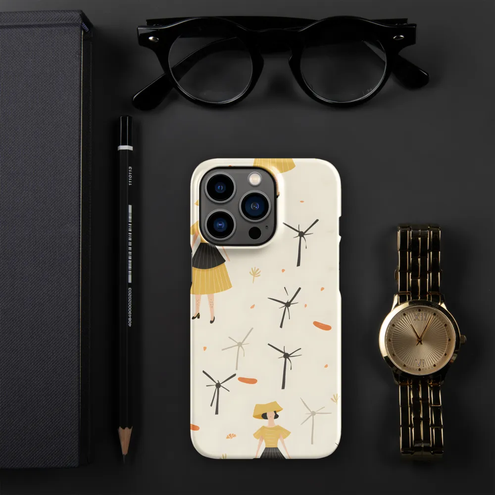 Whimsical Patterns of Nature and Femininity | Phone Case |  13 Pro | Snap Case | Glossy
