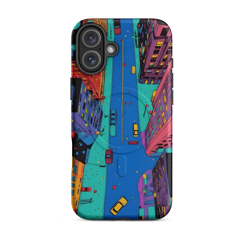 Neon Avenue from Above