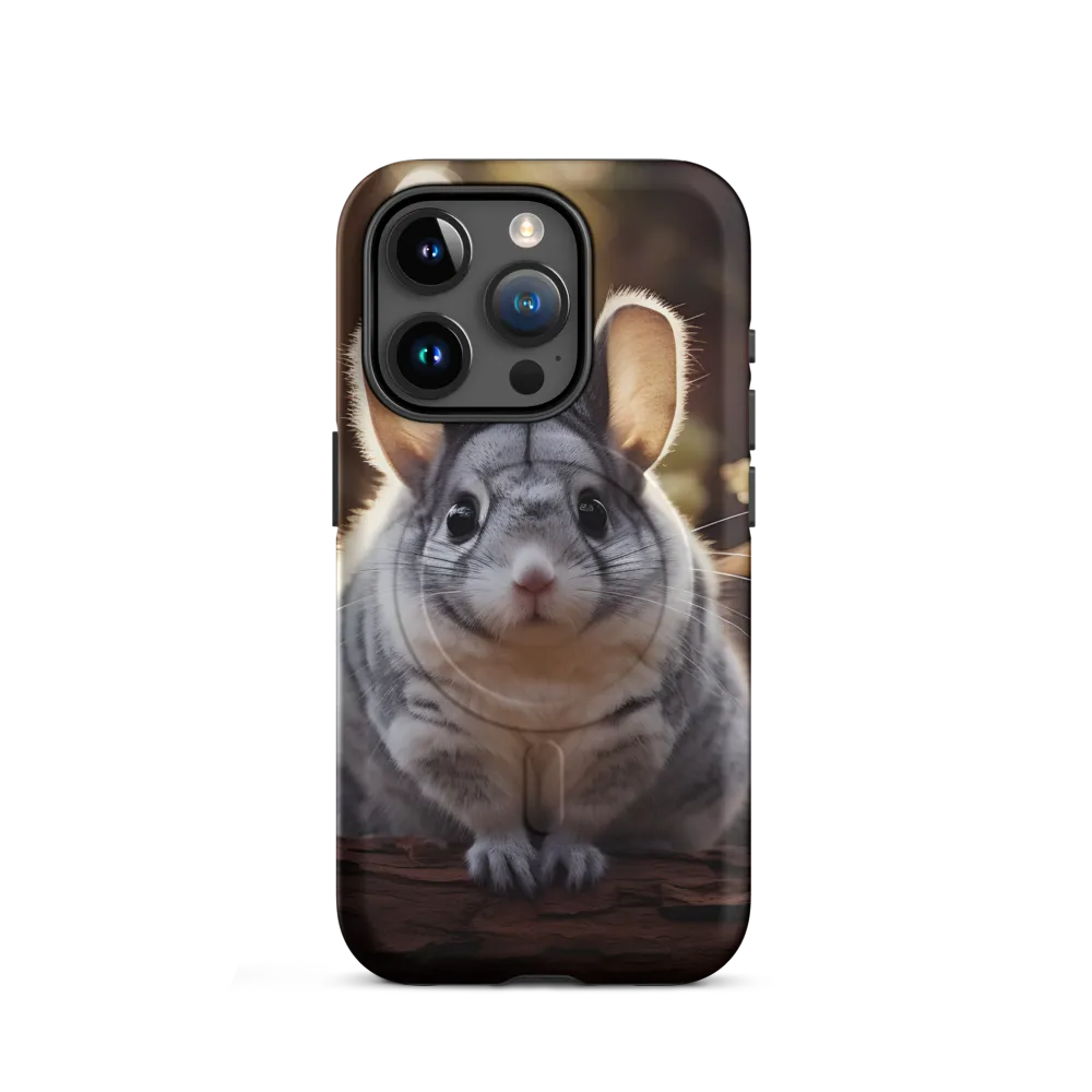 Curious Chinchilla in the Forest