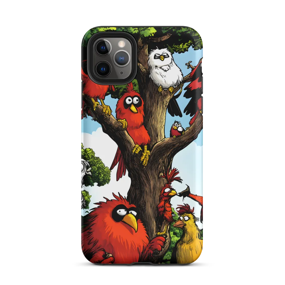 Whimsical Avian Gathering