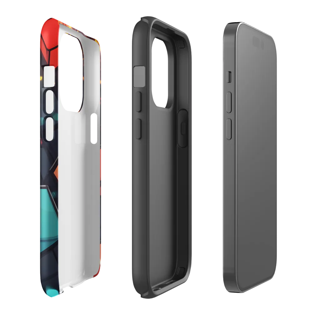 Illuminated Geometry | Phone Case |  14 Pro | Tough Case | Glossy