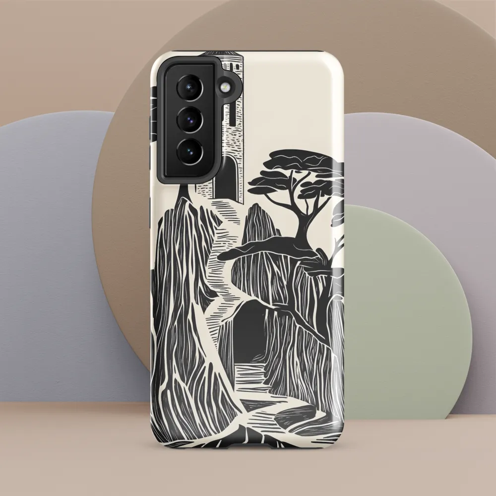 Echoes of a Mystical Tower | Phone Case |  S21 FE | Tough Case | Glossy